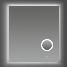 SaniPro Rosie badkamerspiegel met make-up spiegel 60cm met LED verlichting en 3 kleur instelbaar & dimbaar met of zonder spiegelverwarming