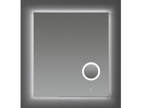 SaniPro Rosie badkamerspiegel met make-up spiegel 60cm met LED verlichting en 3 kleur instelbaar & dimbaar met of zonder spiegelverwarming