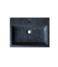 SANI-SUPPLY Wastafel Compact Stone 60x38x5 cm natuursteen 1 Kraangat zonder Overloop