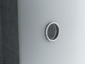 Douchedeur Seoul schuifdeur douche melkglas 102,5x205cm RVS Geleider 8mm veiligheidsglas Omkeerbaar Douchedeur Seoul schuifdeur douche melkglas 102,5x205cm RVS Geleider 8mm veiligheidsglas Omkeerbaar