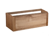 Wastafelonderkast Vision Wood Eiken 100x47x50 cm met greeplijst enkel lade softclose