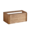 SANI-SUPPLY Wastafelonderkast Vision Wood Eiken 80x47x50 cm met greeplijst enkel lade softclose