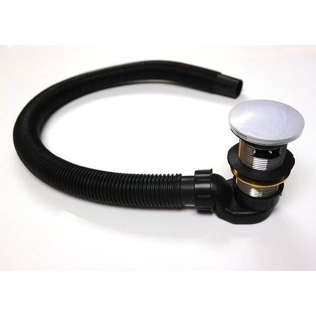 Vrijstaand Bad Lorena 179x64x84cm Solid Surface Mat Wit Ovaal incl. Afvoer