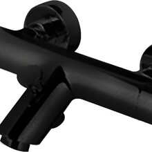 Creavit Badkraan Aloni Mat Zwart Design Kraan met Cool Touch functie Messing