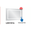 Creavit Badkamerspiegel Queen 120x60 Led-verlichting rondom met Touch functie en anti Condens Spiegelverwarming optioneel