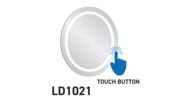 Badkamerspiegel Queen Rondo 60cm met Led-verlichting Rond met Touch Functie en Anti Condens spiegelverwarming optioneel Badkamerspiegel Queen Rondo 60cm met Led-verlichting Rond met Touch Functie en Anti Condens spiegelverwarming optioneel
