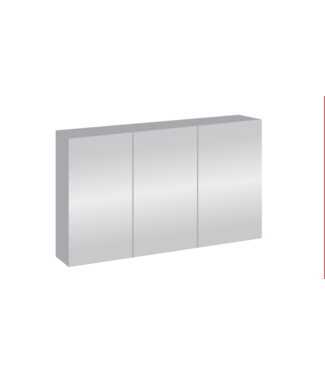 CREAVIT Spiegelkast 120cm Creavit Sally Aluminium INOX 120x70cm