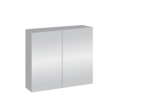 Spiegelkast 80cm Creavit Sally Aluminium INOX 80x70cm