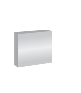 CREAVIT Spiegelkast 80cm Creavit Sally Aluminium INOX 80x70cm