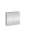 Spiegelkast 80cm Creavit Sally Aluminium INOX 80x70cm