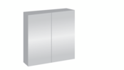 Spiegelkast 60cm Creavit Sally Aluminium INOX 60x70cm