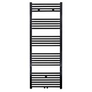 Aloni Girne Handdoekradiator 160x60 cm Zwart 828Watt Links Rechts Aansluiting Designradiator