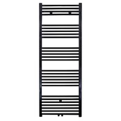 Aloni Girne Handdoekradiator 160x60 cm Zwart 828Watt Links Rechts Aansluiting Designradiator