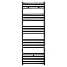 Aloni Girne Handdoekradiator 160x60 cm Zwart 828Watt Links Rechts Aansluiting Designradiator