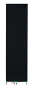 Stelrad Vertex Plan Vatical Paneelradiator Vlak Zwart Mat 1800x500 1845Watt onderaansluting