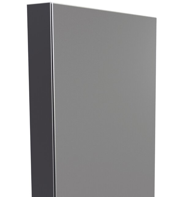 Stelrad Vertex Plan Vatical Paneelradiator Vlak Zwart Mat 1800x500 1845Watt onderaansluting