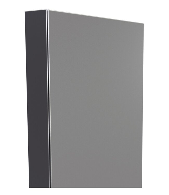 Stelrad Vertex Plan Vatical Paneelradiator Vlak Zwart Mat 1800x500 1845Watt onderaansluting