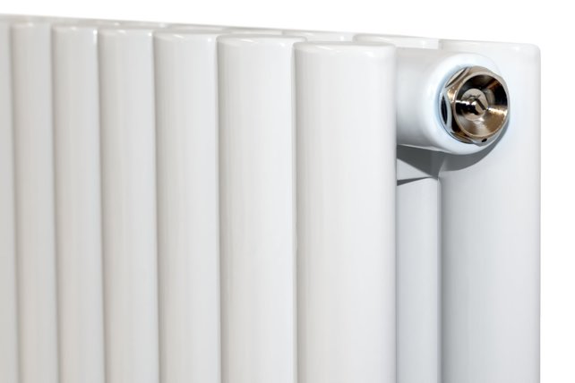 Designradiator Ovaal Verticaal Wit Dubbel 180x47cm 16400Watt Belrad Midden / Hoek aansuiting Omkeerbaar