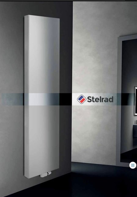 Stelrad Designradiator Vertex Plan Wit 160x60cm 2052 Watt verticaal Wit T22 Vlak