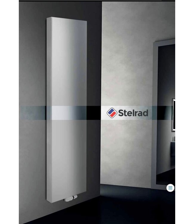 Stelrad Designradiator Vertex Plan Wit 200x40cm 1584Watt verticaal Wit T22 Vlak