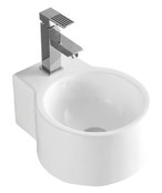 Creavit Toiletfontein Rondo 35x16cm zonder overloop Keramiek