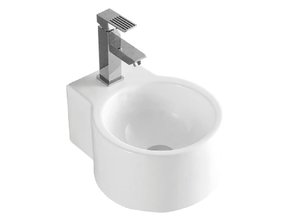 Creavit Toiletfontein Rondo 35x16cm zonder overloop Keramiek