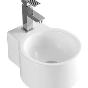Creavit Toiletfontein Rondo 35x16cm zonder overloop Keramiek