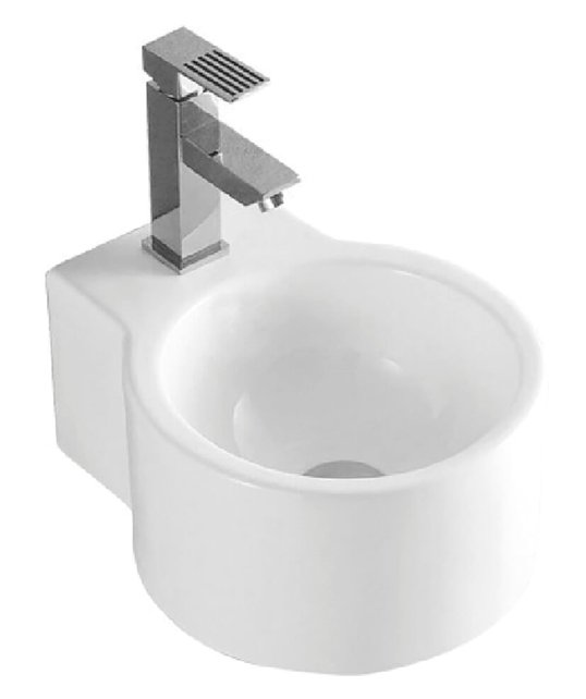 Creavit Toiletfontein Rondo 35x16cm zonder overloop Keramiek