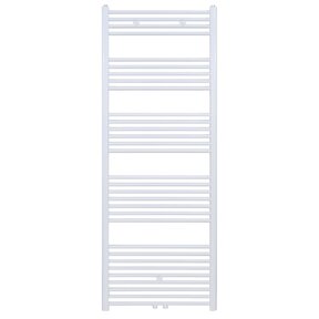 Aloni Girne Designradiator Handdoekradiator 180x60cm 944Watt Mat Wit Midden onderaansluiting