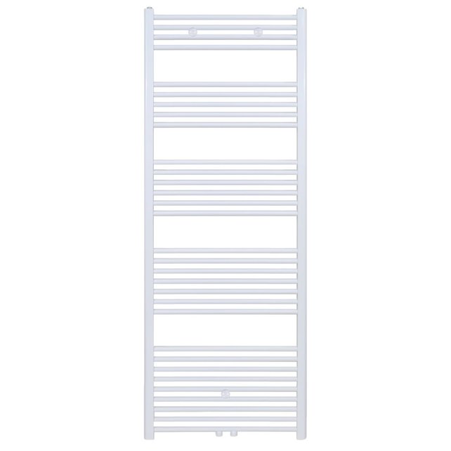 Aloni Girne Designradiator Handdoekradiator 180x60cm 944Watt Mat Wit Midden onderaansluiting