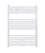 Aloni Girne Designradiator Handdoekradiator 100x60cm 496Watt Glans Wit Midden onderaansluiting