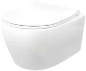 Compleet toiletset Geberit UP100 met Randloos Hangtoilet Creavit Aloni Wit incl. Softclose toiletbril