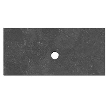 Wastafelblad Natuursteen 100x47x3 cm Toppaneel 1 afvoergaten