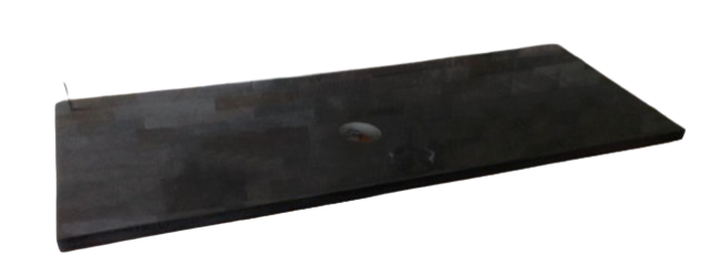 Wastafelblad Graniet 100cm Top paneel voorzien van 1 afvoergaten 100x47x2 cm