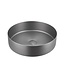 SANI-SUPPLY RVS Waskom Victoria Gunmetal Geborsteld Rond 40x12,5cm Staal incl bijpassend click waste