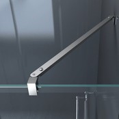 Douchecabine Kwartrond Draaideur 90x90x200cm Antikalk Helder Glas Chroom Profiel 8mm Veiligheidsglas Easy Clean