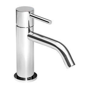 Wastafelkraan Nomi Opbouw Mengkraan Rond Glans Chroom 1 Greeps