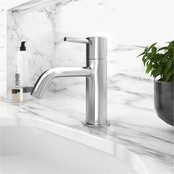 Wastafelkraan Nomi Opbouw Mengkraan Rond Glans Chroom 1 Greeps