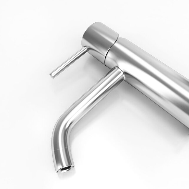 Wastafelkraan Nomi Opbouw Mengkraan Rond Glans Chroom 1 Greeps