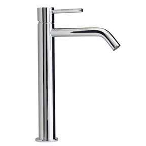 Wastafelkraan Nomi Opbouw Mengkraan Hoog Rond Glans Chroom 1 Greeps