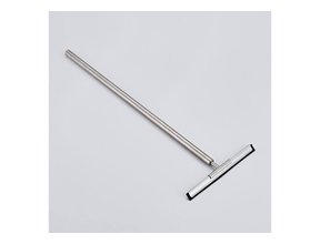 Aloni RVS Douchewisser rond Vloerwisser met muurbevestiging verlengbaar Chroom max 60cm