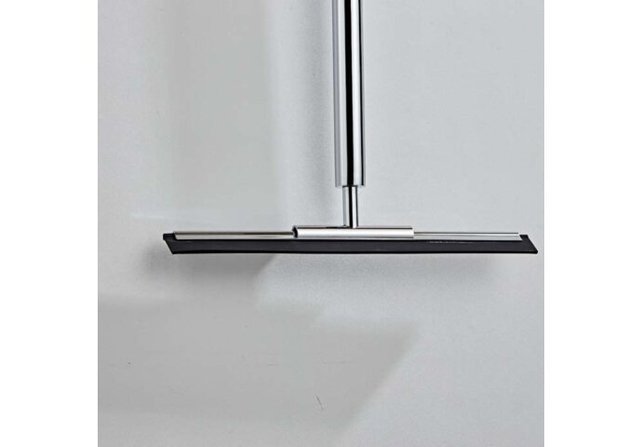 Aloni RVS Douchewisser rond Vloerwisser met muurbevestiging verlengbaar Chroom max 60cm