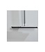 Aloni RVS Douchewisser rond Vloerwisser met muurbevestiging verlengbaar Chroom max 60cm