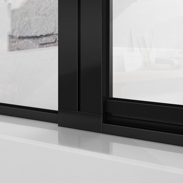 Douchecabine Collins Mat Zwart Vierkant 140x90cm Draaideur Links Antikalk Helderglas 8mm Veiligheidsglas Easy Clean Douchecabine Collins Mat Zwart Vierkant 140x90cm Draaideur Links Antikalk Helderglas 8mm Veiligheidsglas Easy Clean