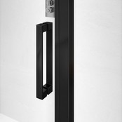 Douchecabine Collins Mat Zwart Vierkant 140x90cm Draaideur Links Antikalk Helderglas 8mm Veiligheidsglas Easy Clean Douchecabine Collins Mat Zwart Vierkant 140x90cm Draaideur Links Antikalk Helderglas 8mm Veiligheidsglas Easy Clean