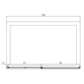 Douchecabine Collins Mat Zwart Vierkant 140x90cm Draaideur Links Antikalk Helderglas 8mm Veiligheidsglas Easy Clean Douchecabine Collins Mat Zwart Vierkant 140x90cm Draaideur Links Antikalk Helderglas 8mm Veiligheidsglas Easy Clean