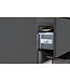 Creavit Sally Badkamermeubel Mat Grijs 80cm met keramische wastafel 2 lades Softclose