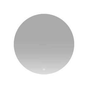 Badkamerspiegel Lara Rond 60x60cm incl Spiegelverwarming SaniPro Anti Condens Geintegreerde LED Verlichting achter Touch Schakelaar