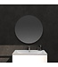 Badkamerspiegel Lara Rond 60x60cm incl Spiegelverwarming SaniPro Anti Condens Geintegreerde LED Verlichting achter Touch Schakelaar