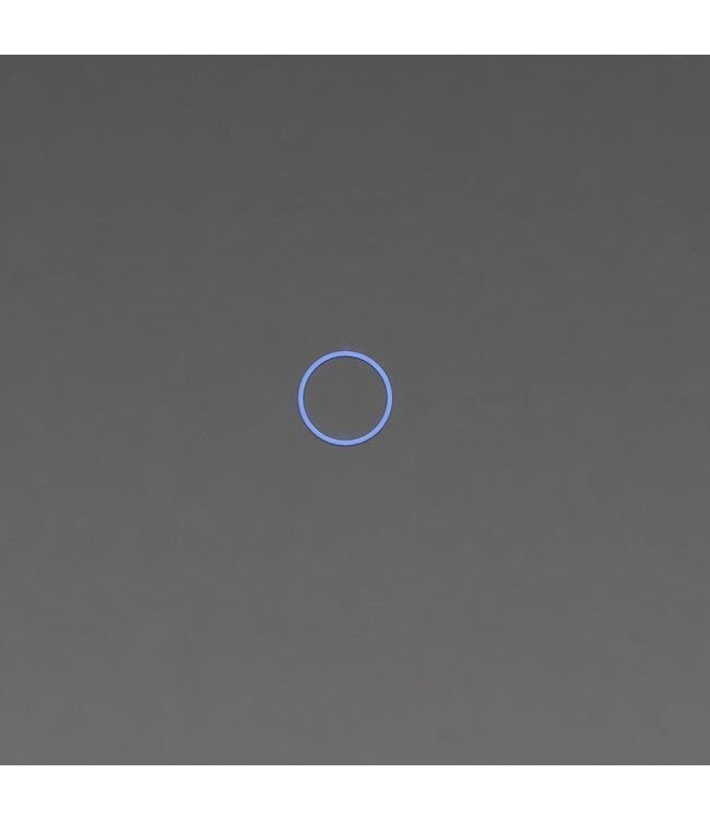 Badkamerspiegel Lara Rond 60x60cm incl Spiegelverwarming SaniPro Anti Condens Geintegreerde LED Verlichting achter Touch Schakelaar